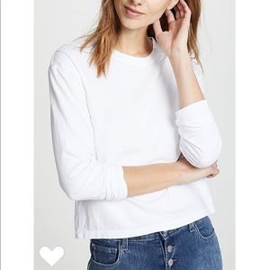 James Perse vintage boxy long sleeve tee